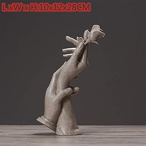 Hand in Hand Rose Statue