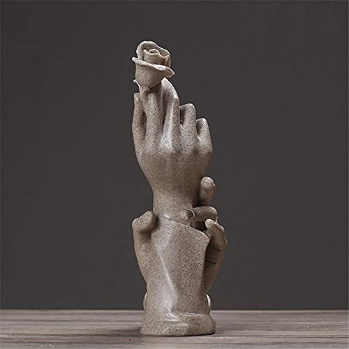 Hand in Hand Rose Statue