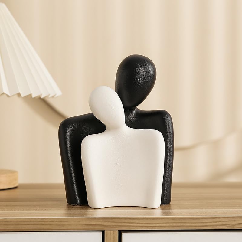 Ceramic Couple Statues for Home Decor