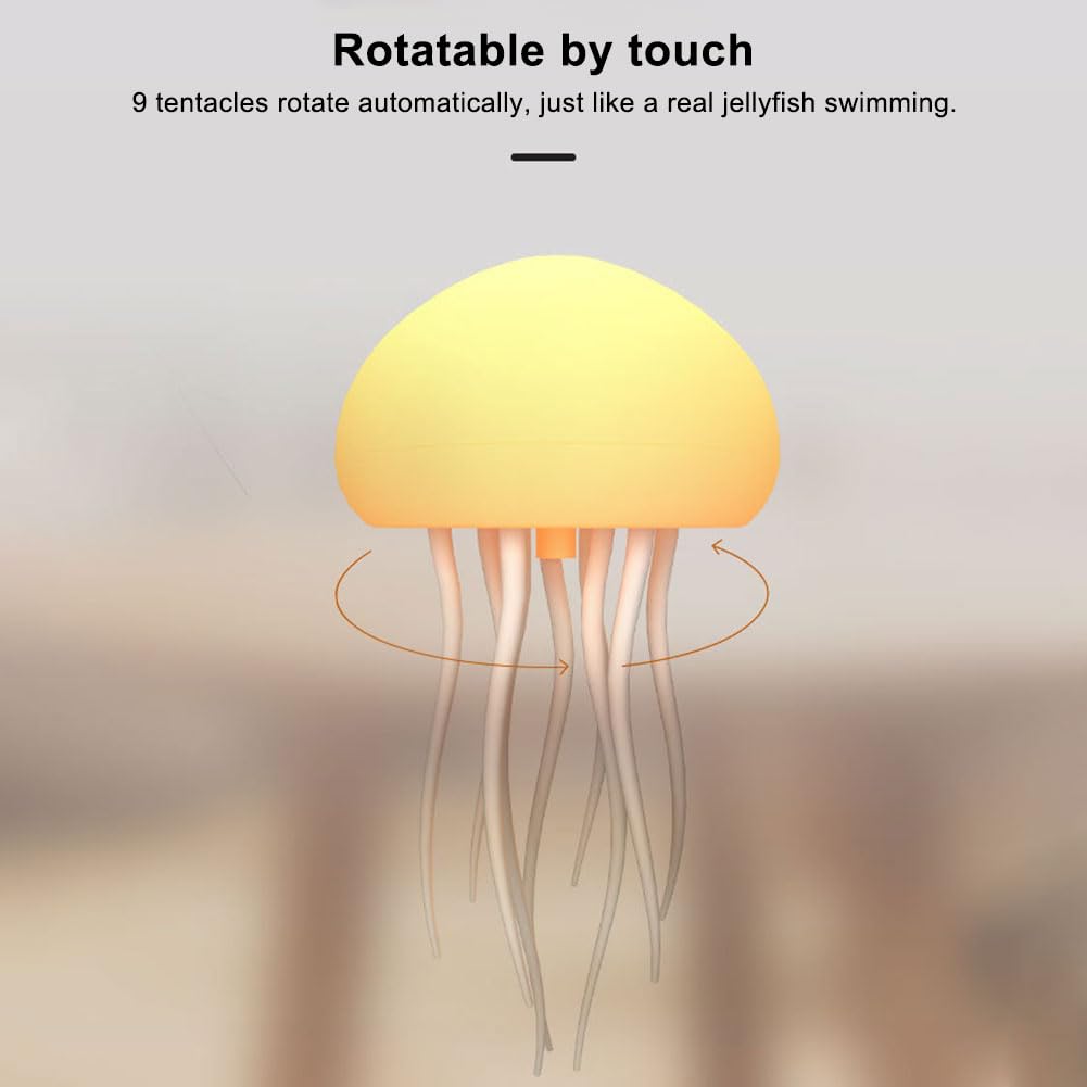 LED Cute Jellyfish Lamp Night Light