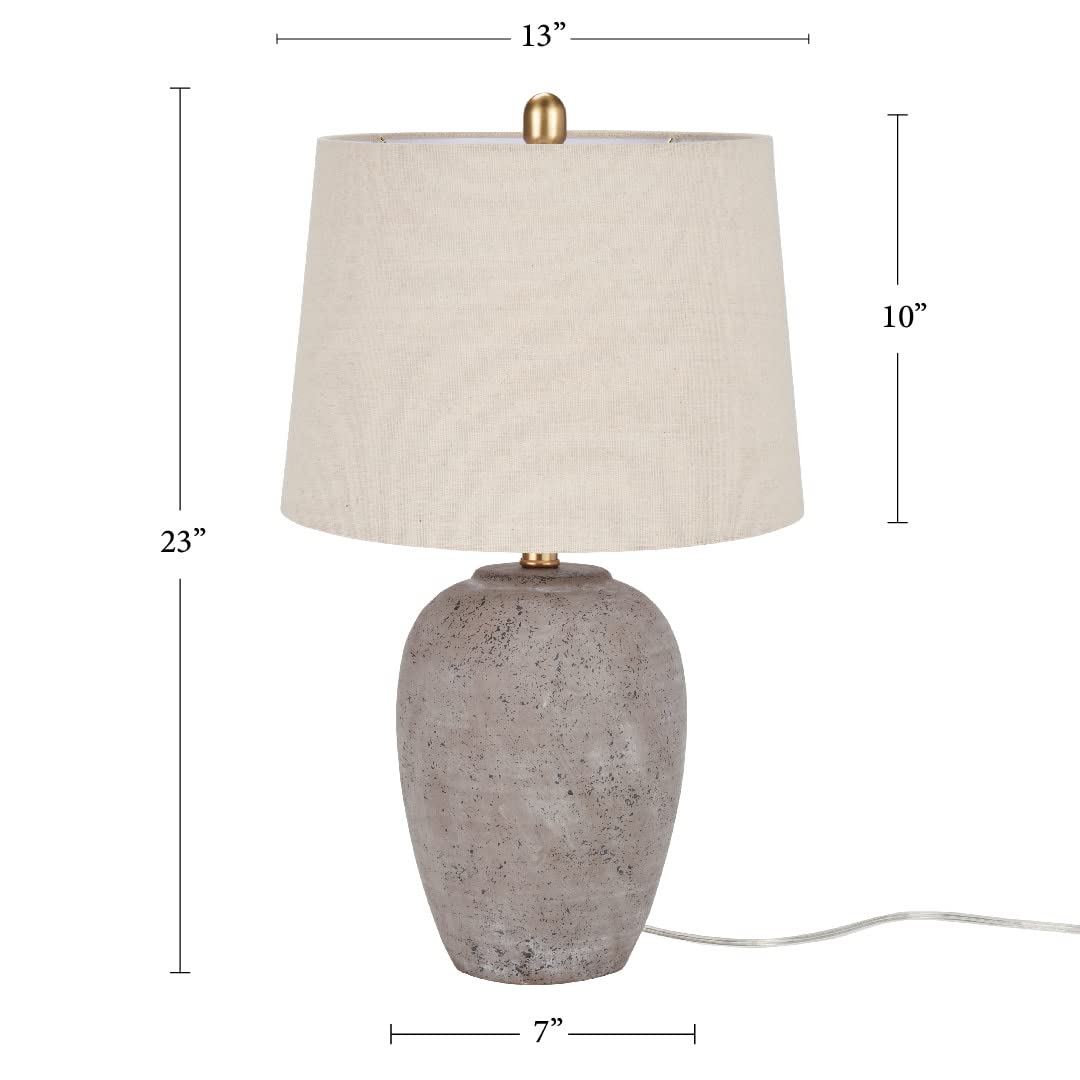 Rustic Brown Table Lamp