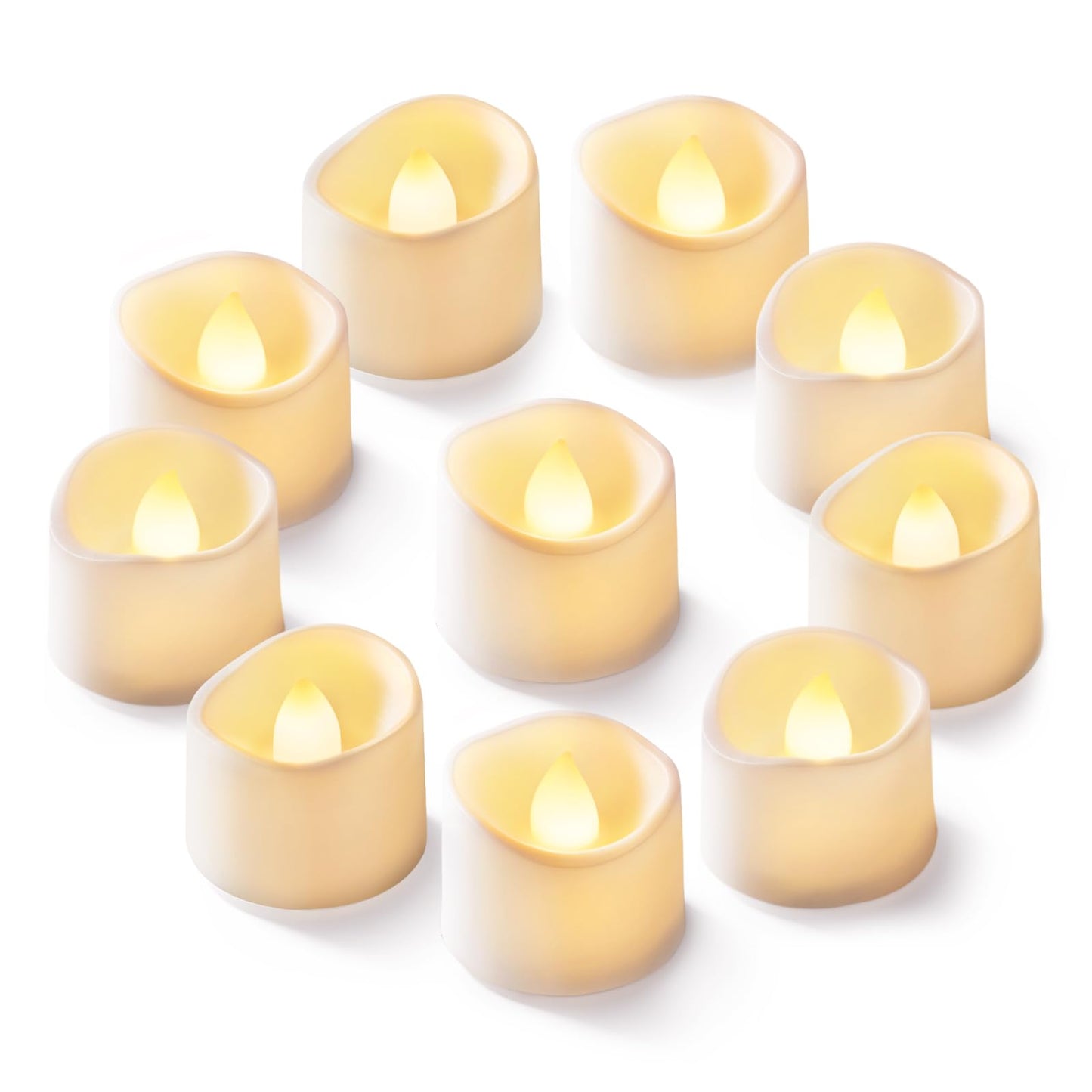 24-Pack Flameless LED Tea Lights Candles Battery Operated