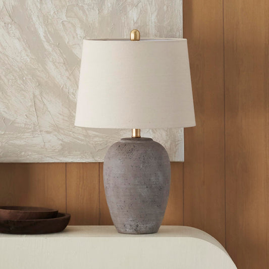 Rustic Brown Table Lamp