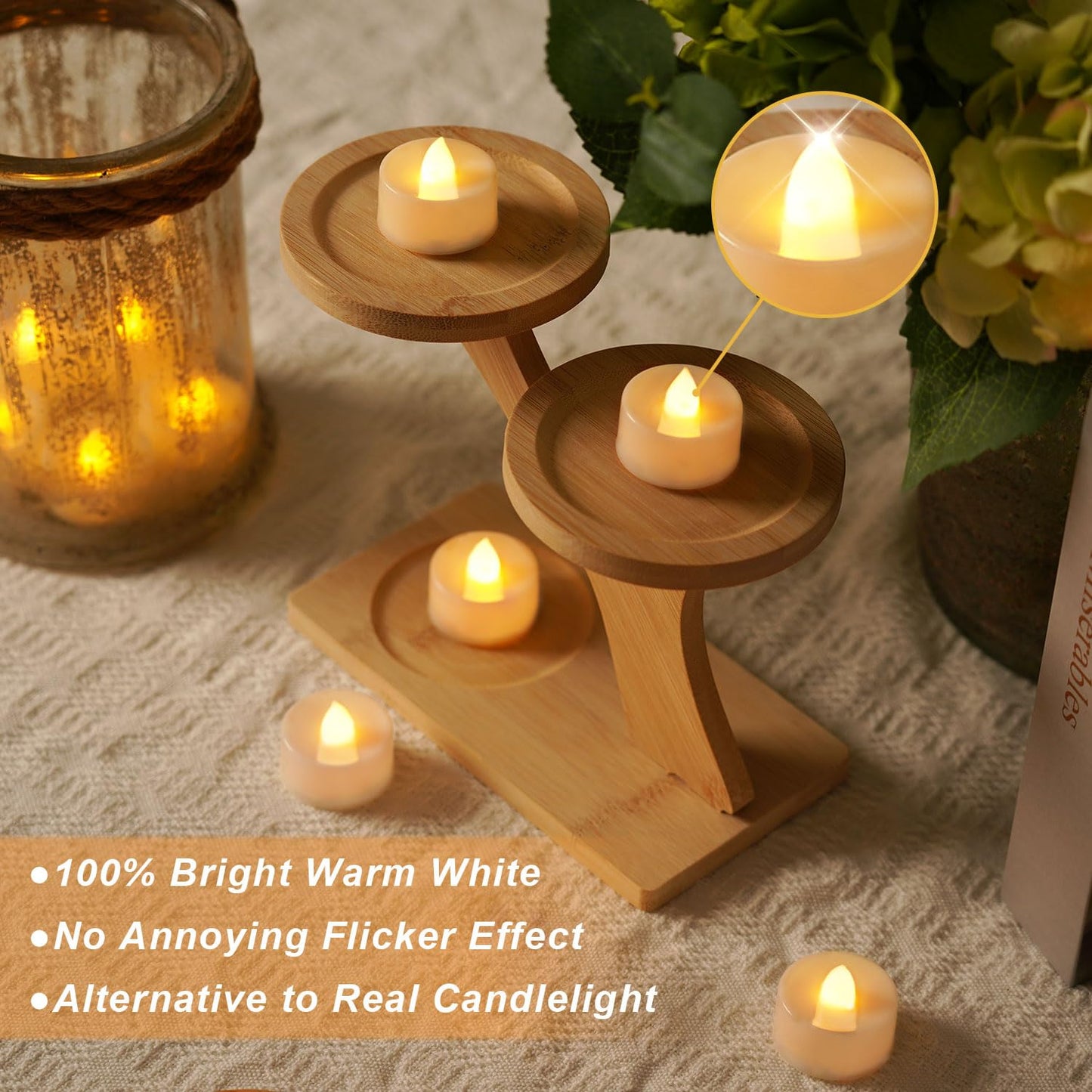 50Pack Battery Operated Candles