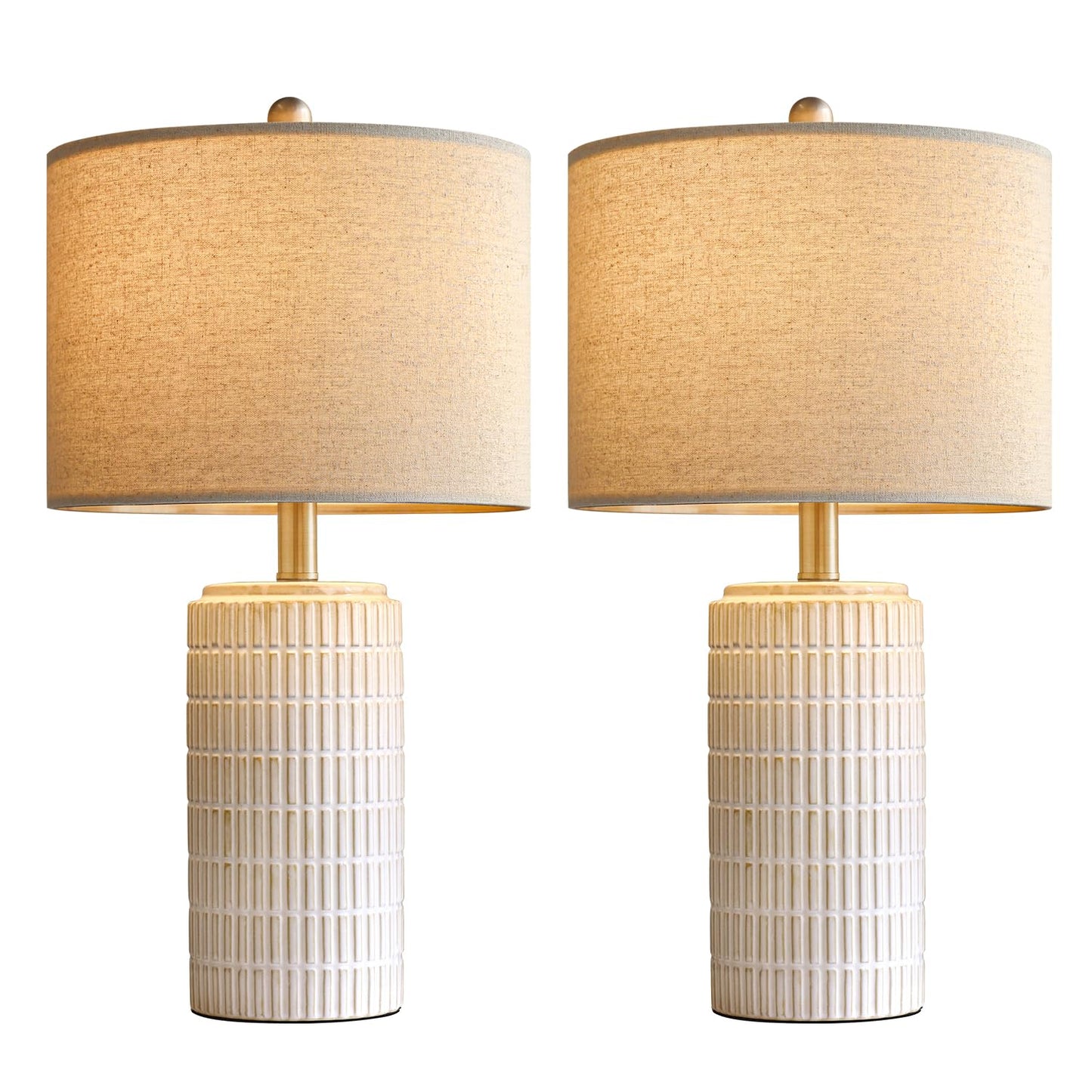 Modern Ceramic Table Lamp Set of 2